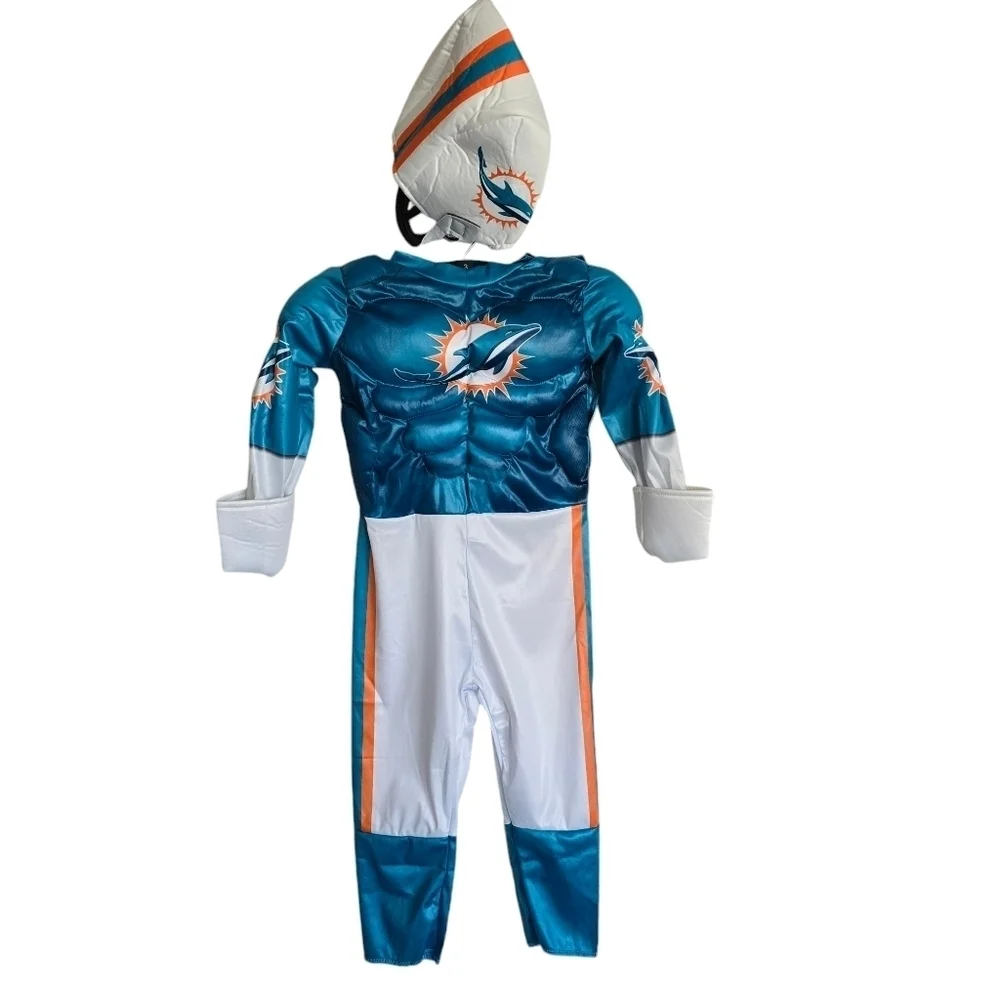 NWT | NFL Miami Dolphins Aqua Game Day Costume, Toddler size 2T